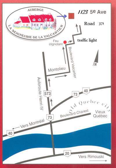 Map of Auberge